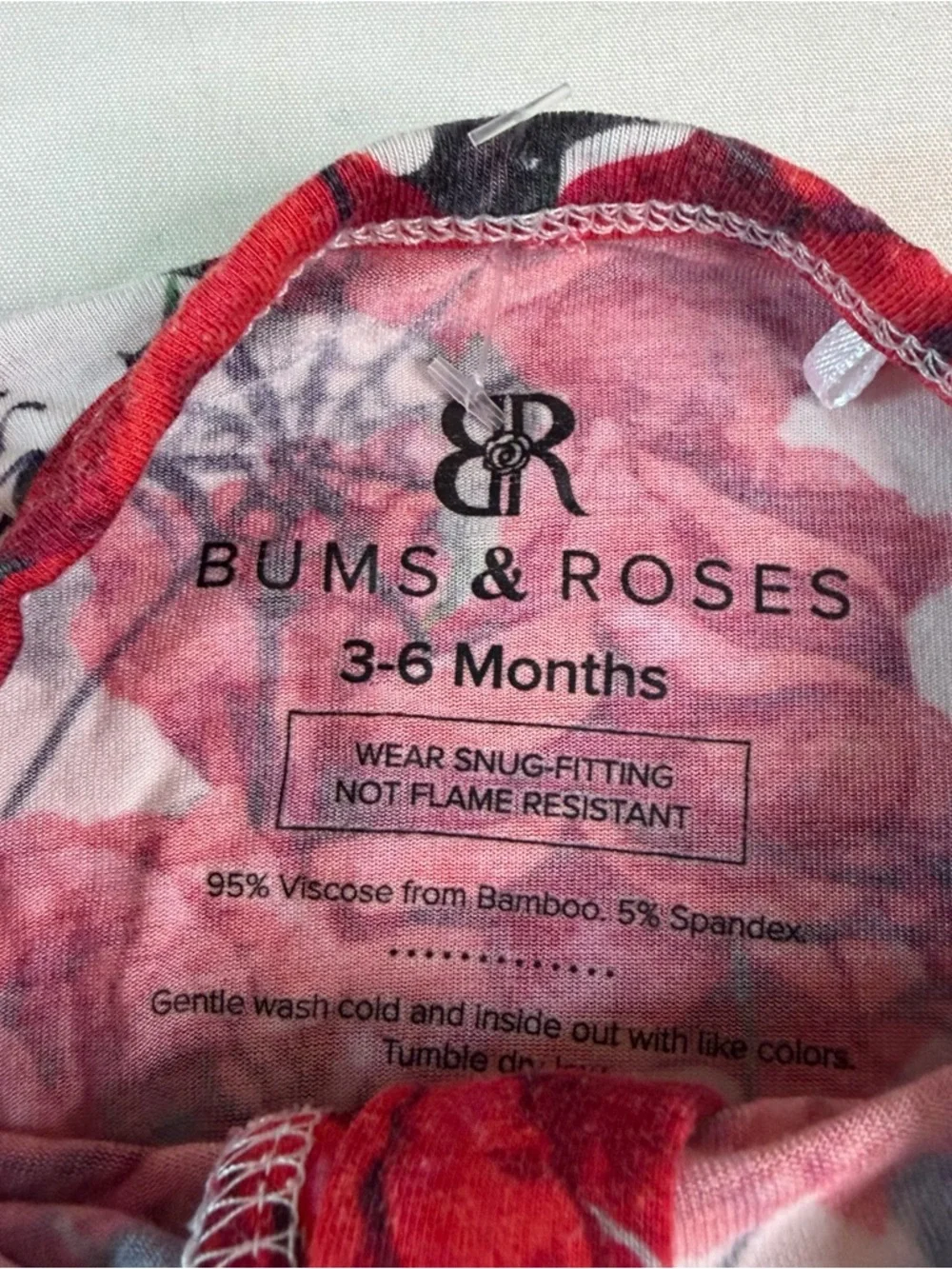 Bums & Roses Scarlet’s Web Bamboo Zipper Pajamas 3-6M